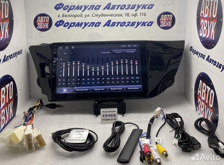 Магнитола Toyota Corolla 180 12-16 3-32 8 ядер