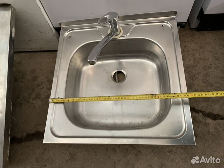Врезная кухонная мойка 1 секция 50/50