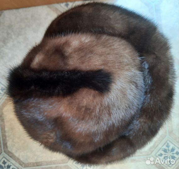 Шапка зимняя норковая женская
