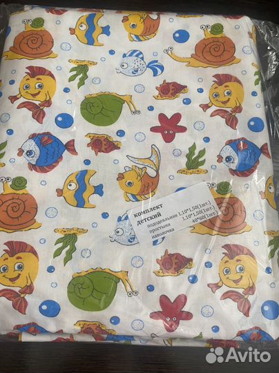 Постельное белье в детскую кроватку