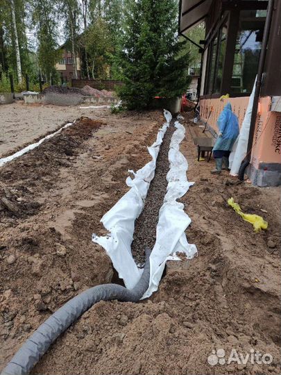 Дренаж участка