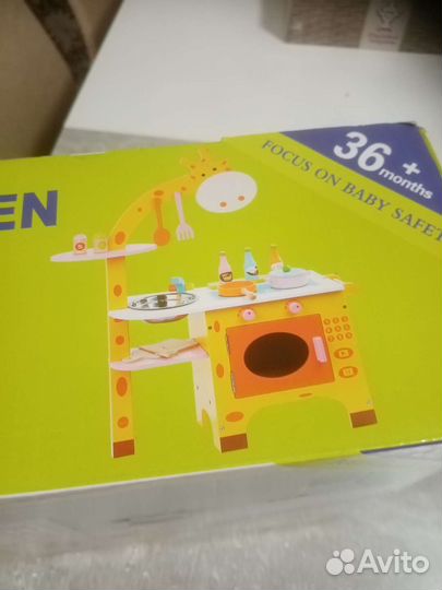Детская деревянная кухня новая