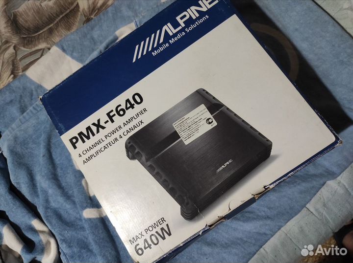 Усилитель 4 канальный alpine PMX F640