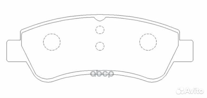 Колодки тормозные передние (Старый ckpu-6) GK08