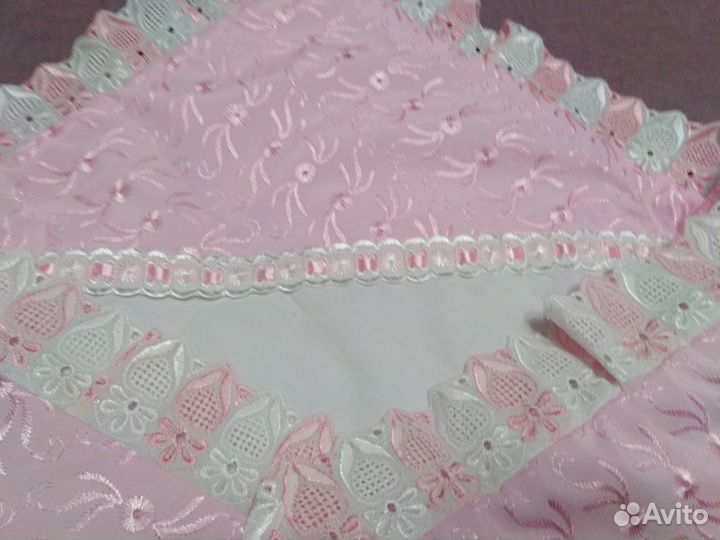 Одеяло-конверт для новорожденной