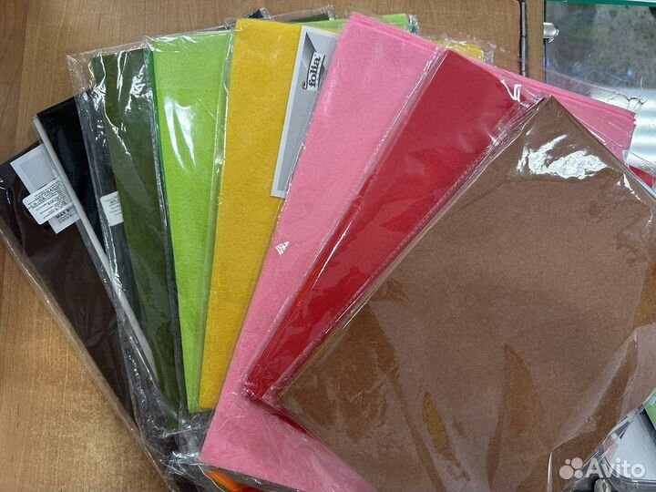 Фетр; Скетчбук; Бумага для акварели; Скрапбукинга