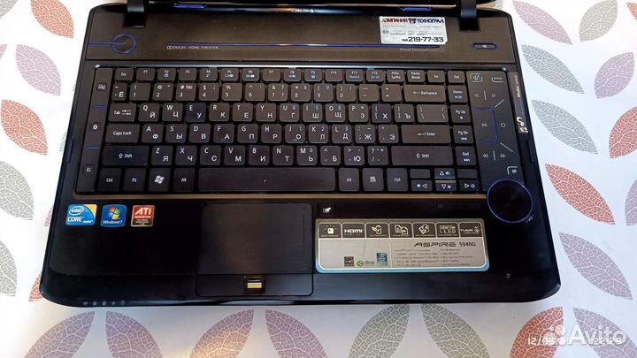 Ноутбук Acer Aspire 5940