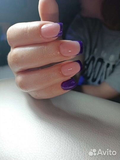 Наращивание ногтей, покрытие гелем
