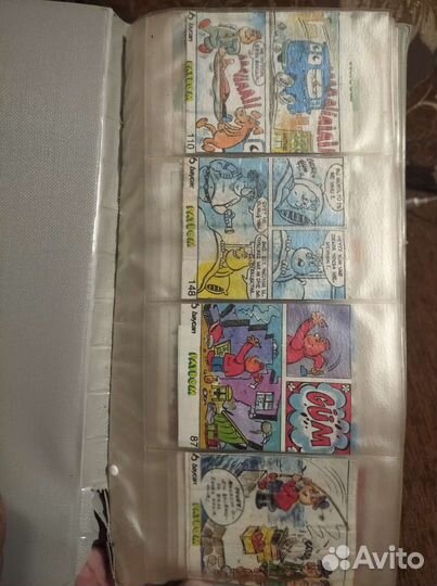 Вкладыши от жвачек