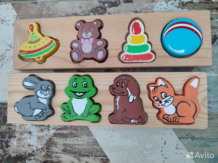 Деревянные рамки-вкладыши, сортеры