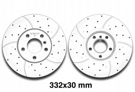 Тормозные диски BMW - Series X5/X6 E70.71. F15.16