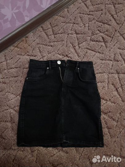 Джинсовая юбка zara