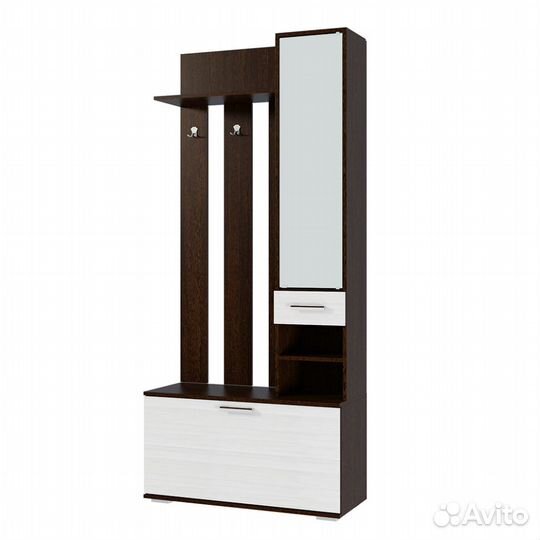 Прихожая Ника Вешалка с зеркалом вз910