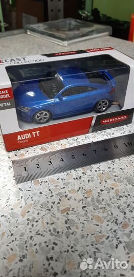 Модель Mobicaro Audi TT Coupe. синяя