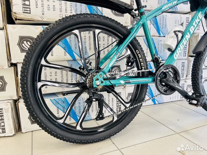 Новый велосипед Green Bike BMW 26R литые диски