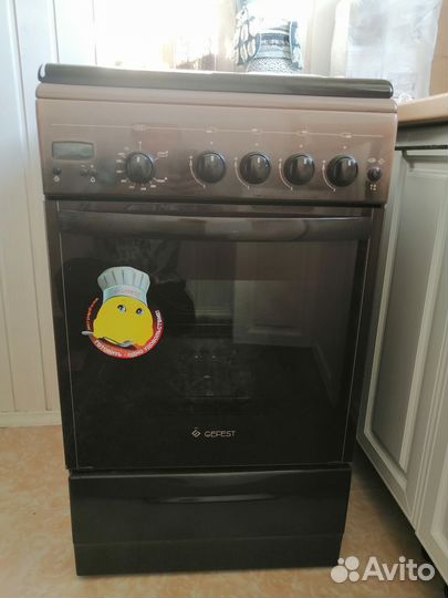 Газовая плита Гефест коричневая