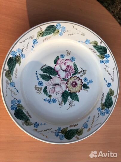 Старинное блюдо. СССР, Барановка. 70-е годы