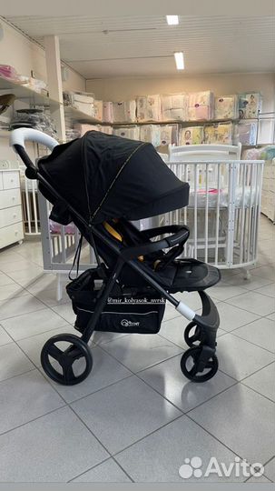 Коляска Rant Caspia черная Новая