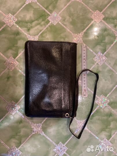 Барсетка кожаная мужская