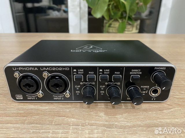 Behringer umc202hd купить в Москве | Хобби и отдых | Авито