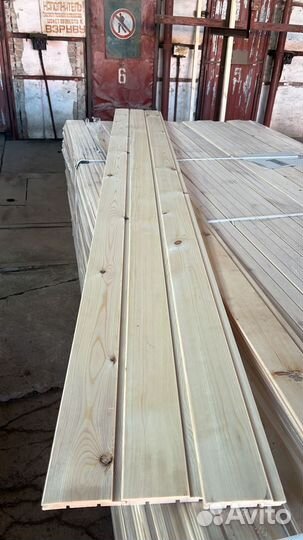 Евровагонка Штиль сосна, имитация бруса