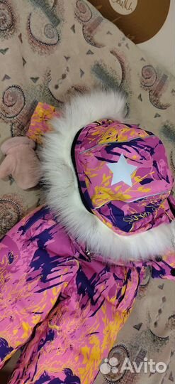 Зимний комбинезон для девочки 80