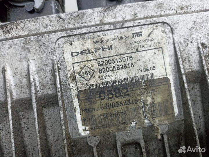 Блок управления двигателем Renault Kangoo рест