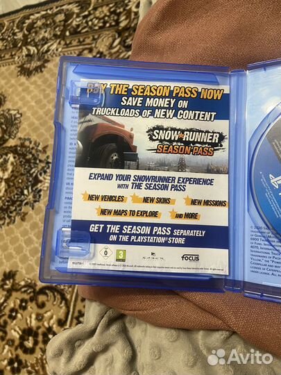 Snowrunner ps4 диск