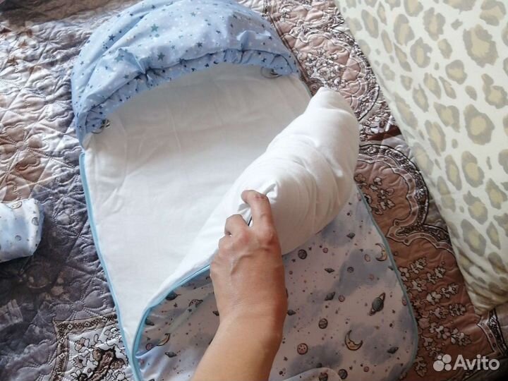 Конверт на выписку для мальчика зимний