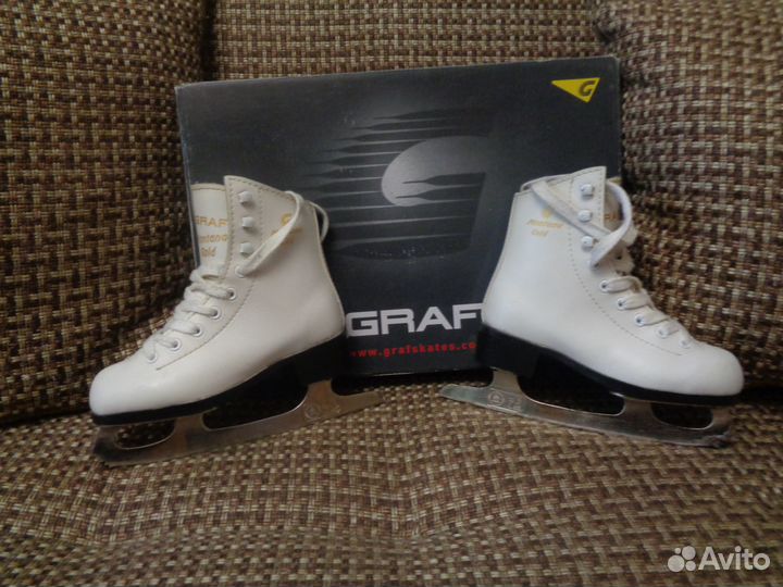 Коньки фигурные детские graf montana gold 28