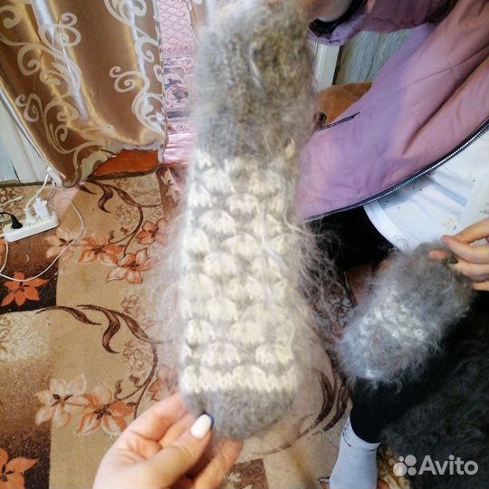 Платок шаль ручной