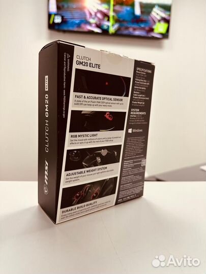 Игровая мышь MSI Clutch GM20 elite