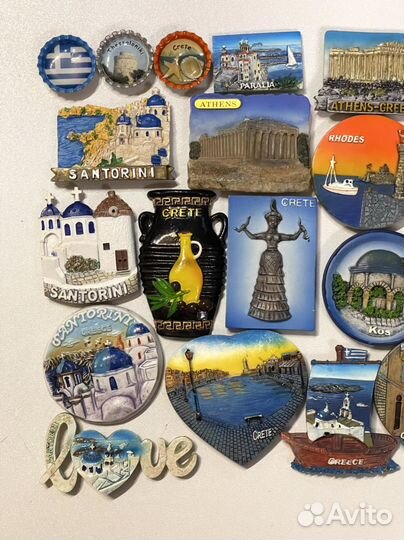 Магнитики сувенирные Греция