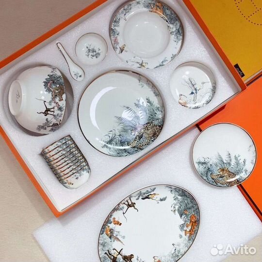 Столовый сервиз Hermes Carnets D'Equate 10 персон