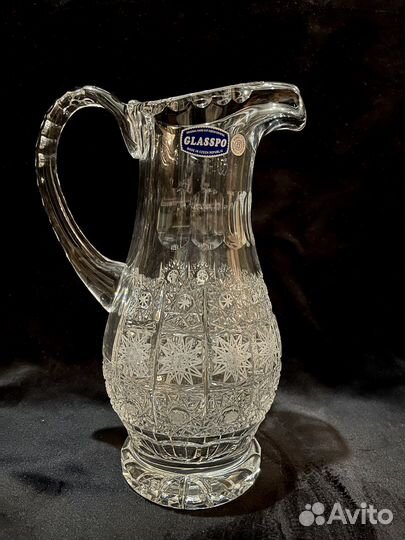 Кувшин хрусталь Glasspo. Новый