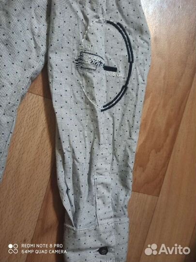 Фирменная рубашка на 122 рост