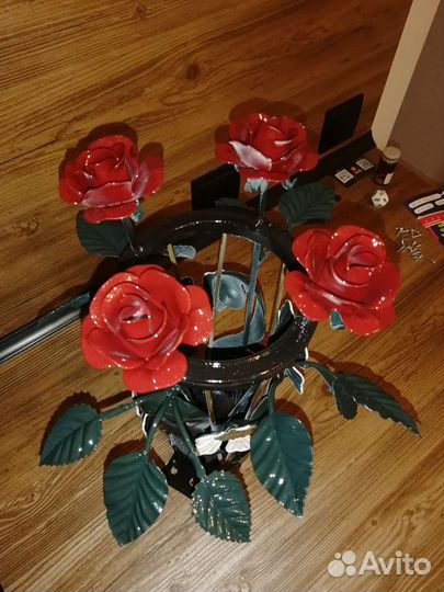 Кованая ритуальная ваза