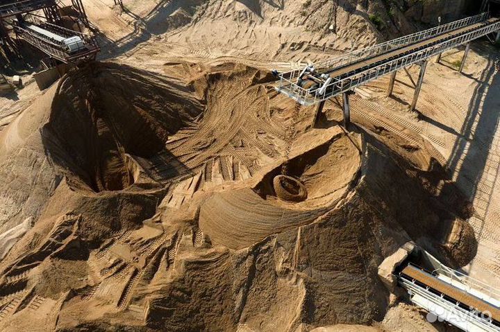 Песок с карьера доставка