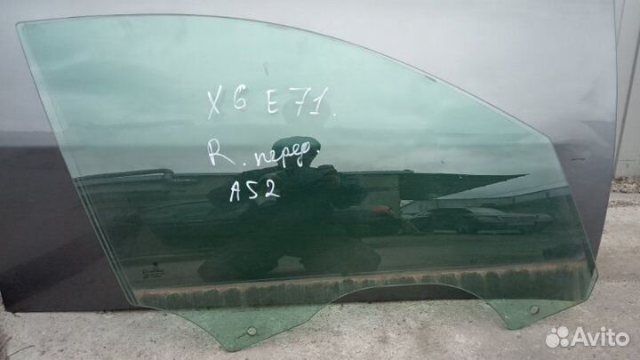 Боковое стекло двери зеленое переднее правое Bmw
