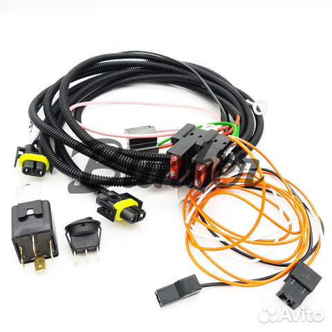 Комплект для подключения птф Универсальный с кнопк