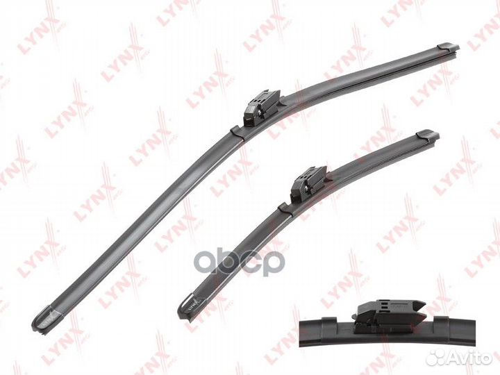 Щетка стеклоочистителя бескаркасная, комплект 6