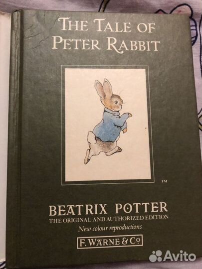 Редкая The Tale of Peter Rabbit 1987 год