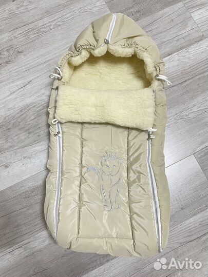 Зимний конверт в коляску или санки