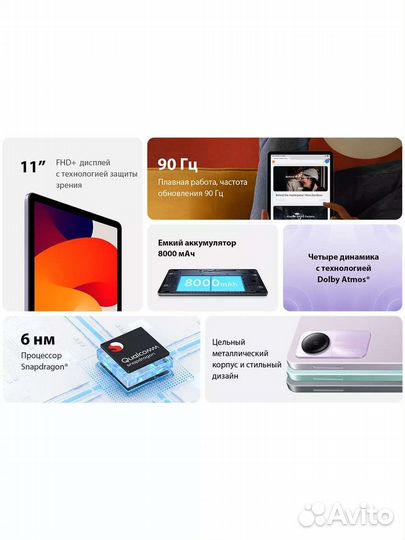 Xiaomi Redmi Pad SE 8/256 Gb Все цвета