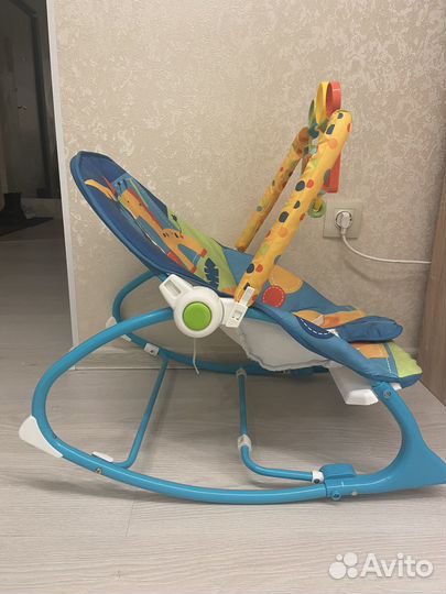 Детский шезлонг-качалка