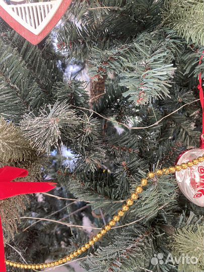 Елка искусственная 220 комбинированная пвх + литая