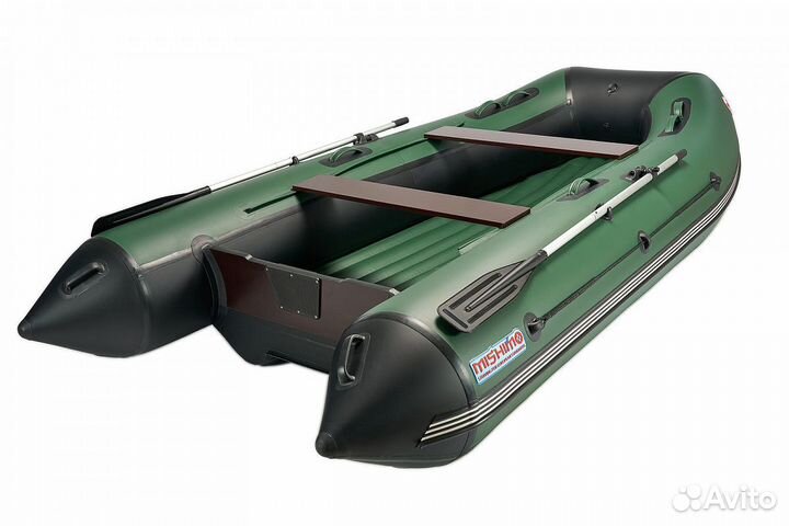 Лодка mishimo lite 300 в зеленом цвете
