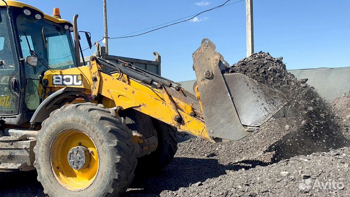 Вывоз бой бетона. Уборка участка