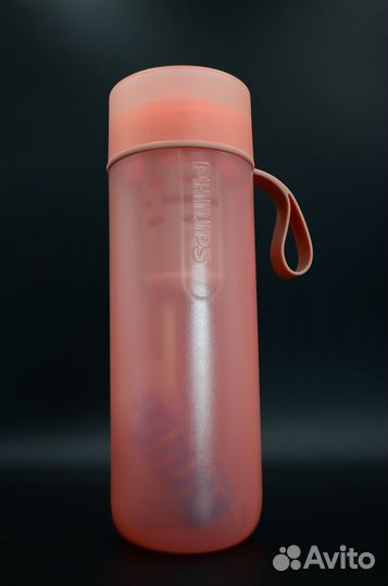 Бутылка для воды с фильтром Xiaomi Philips Pink