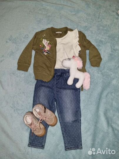 Бомбер джинсы ботинки детские